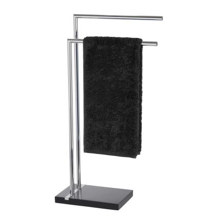 WENKO 20461100 - Stojak na ręczniki NOBLE 45,5x82 cm chrom/czarny