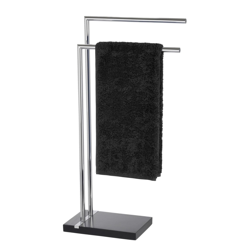 WENKO 20461100 - Stojak na ręczniki NOBLE 45,5x82 cm chrom/czarny