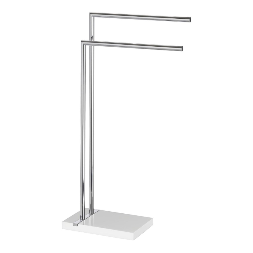 WENKO 20487100 - Stojak na ręczniki NOBLE 45,5x82 cm chrom błyszczący/biały