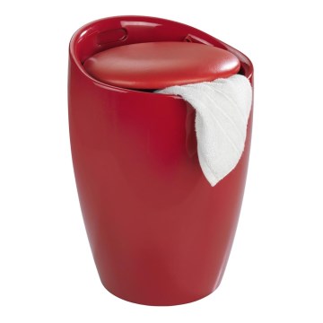 WENKO 20624100 - Stołek CANDY 36x50,5 cm czerwony/czarny