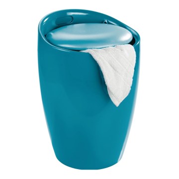 WENKO 20625100 - Stołek CANDY 36x50,5 cm turkusowy/czarny