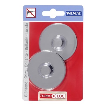 WENKO 20646100-Adapter CLA+PREM+STYLE AD TL 6x1,4 cm błyszczący chrom