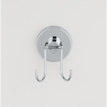 WENKO 20877100-Ściągaczka VACUUM-LOC RUND STAL 24,5x25 cm stal nierdzewna/połysk. chrom/srebrny