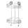 WENKO 20885100-Półka narożna VACUUM-LOC RUND STAL 24,5x41 cm chrom błyszczący