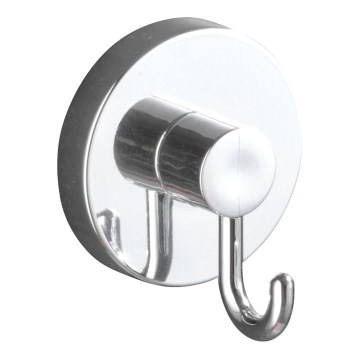 WENKO 20900100-Haczyk VACUUM-LOC okrągły stalowy 6x6,7 cm chrom błyszczący