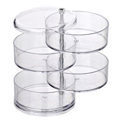 WENKO 20990100 - Organizer TOWER 11,5x17,5 cm przezroczysty