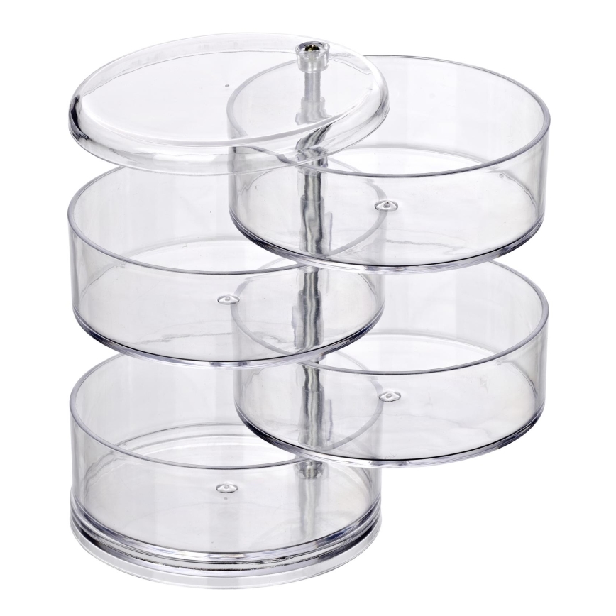 WENKO 20990100 - Organizer TOWER 11,5x17,5 cm przezroczysty