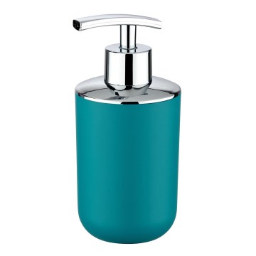 WENKO 21224100 - Dozownik mydła BRASIL 7,3x16,5 cm turkusowy/chrom błyszczący