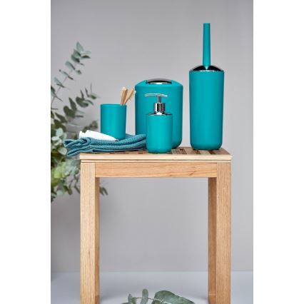 WENKO 21225100 - Szczotka do WC BRASIL 10x37 cm turkusowa/błyszczący chrom