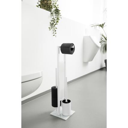 WENKO 21565100 - Szczotka do WC RIVALTA 18x70 cm biała/czarna