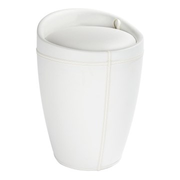 WENKO 21773100 - Stołek CANDY 36x50,5 cm biały/czarny