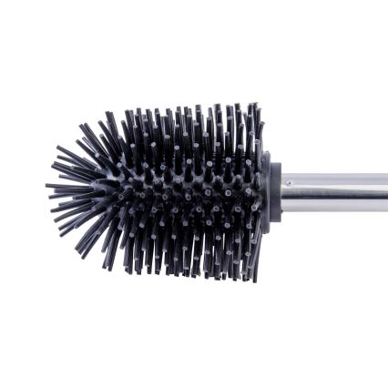 WENKO 21799100 - Szczotka do WC 7,5x35 cm stal nierdzewna/srebrna/czarna