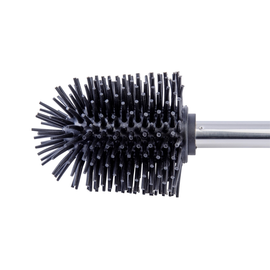 WENKO 21799100 - Szczotka do WC 7,5x35 cm stal nierdzewna/srebrna/czarna