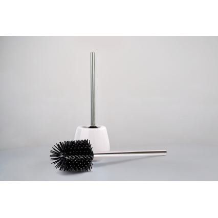 WENKO 21799100 - Szczotka do WC 7,5x35 cm stal nierdzewna/srebrna/czarna