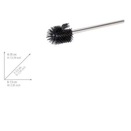 WENKO 21800100 - Wymienna szczotka 7,5x35 cm stal nierdzewna/srebrny/czarny