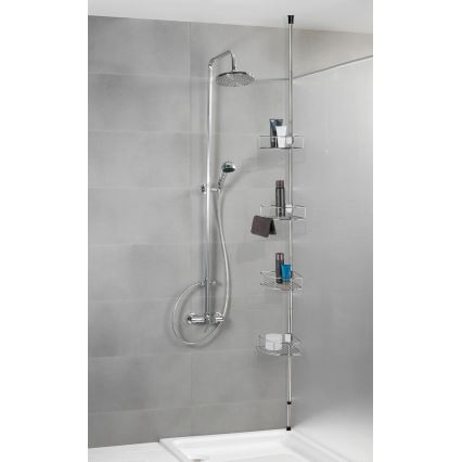 WENKO 21803100-Półka narożna DOLCEDO 31x275 cm stal nierdzewna/połysk, chrom