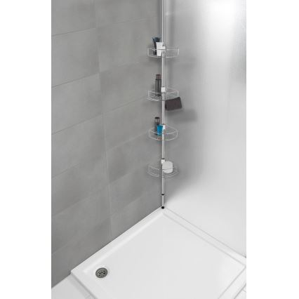WENKO 21803100-Półka narożna DOLCEDO 31x275 cm stal nierdzewna/połysk, chrom