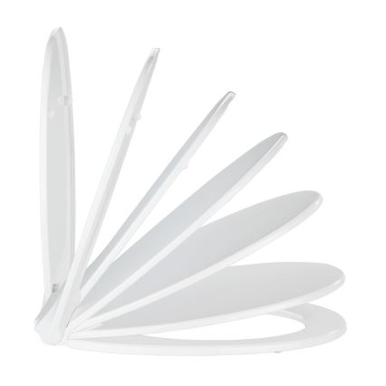 WENKO 21901100-WC deska sedesowa KOS 44x37 cm biała/srebrna