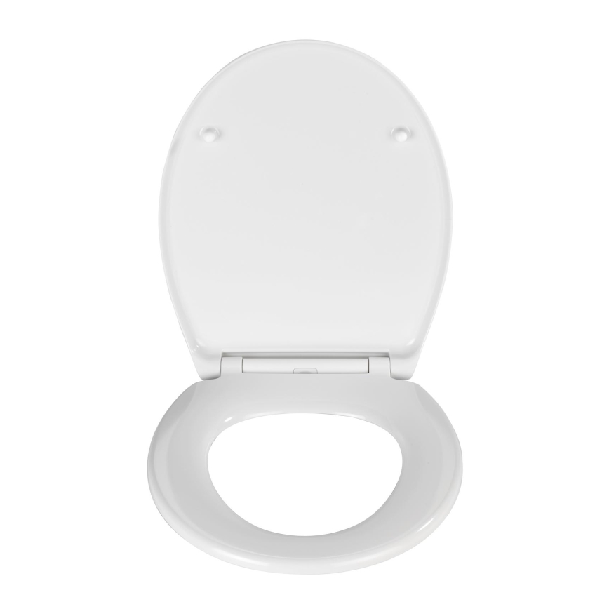 WENKO 21903100-deska WC SAMOS 44,5x37,5 cm biała/srebrna