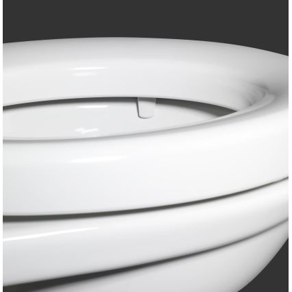 WENKO 21905100 - Deska sedesowa SECURA 37x44 cm biała/szara