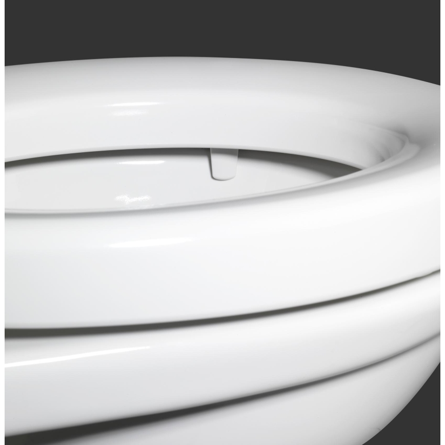 WENKO 21905100 - Deska sedesowa SECURA 37x44 cm biała/szara