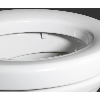 WENKO 21905100 - Deska sedesowa SECURA 37x44 cm biała/szara