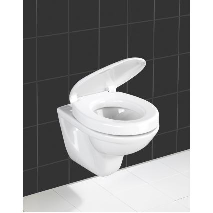 WENKO 21905100 - Deska sedesowa SECURA 37x44 cm biała/szara