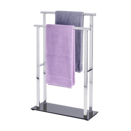 WENKO 22089100 – Wieszak LAVA 52x81,5 cm stal nierdzewna/srebrny/czarny