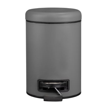 WENKO 22148100 - Kosz LEMAN 17x25 cm szary/czarny