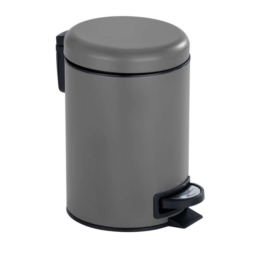 WENKO 22148100 - Kosz LEMAN 17x25 cm szary/czarny