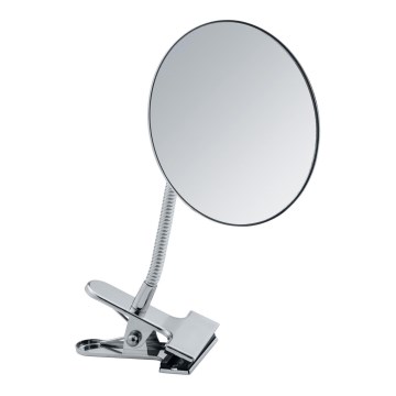 WENKO 22195100 - Lustro kosmetyczne CLIP 15x27 cm błyszczący chrom