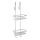 WENKO 22213100 - Stojak ALDO 24,5x70 cm nierdzewny/srebrny