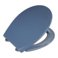 WENKO 22403100-WC deska WC SAMOS 44,5x37,5 cm niebieska/srebrna