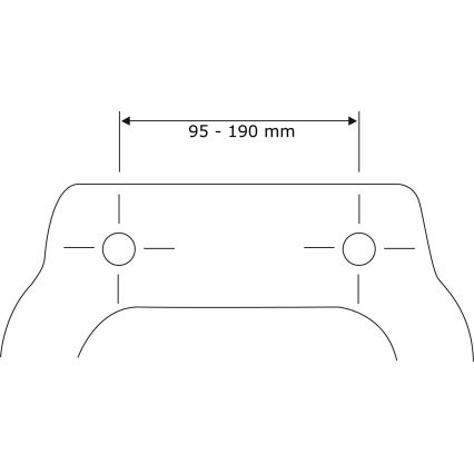 WENKO 22403100-WC deska WC SAMOS 44,5x37,5 cm niebieska/srebrna