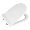WENKO 22415100-Deska sedesowa HABOS 46x36 cm biała/srebrna