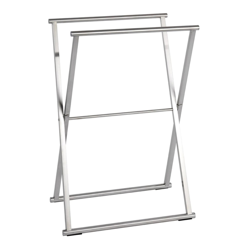WENKO 22476100 - Stojak na ręczniki LAVA 53,5x80,5 cm stal nierdzewna/srebrny