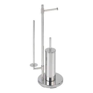 WENKO 22512100 - Szczotka do WC UNIVERSALO NEO 30x73 cm stal nierdzewna/srebrna