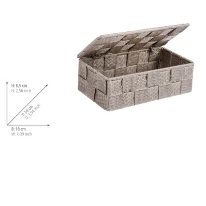 WENKO 22572100 - Organizer ADRIA 18x10 cm beżowy