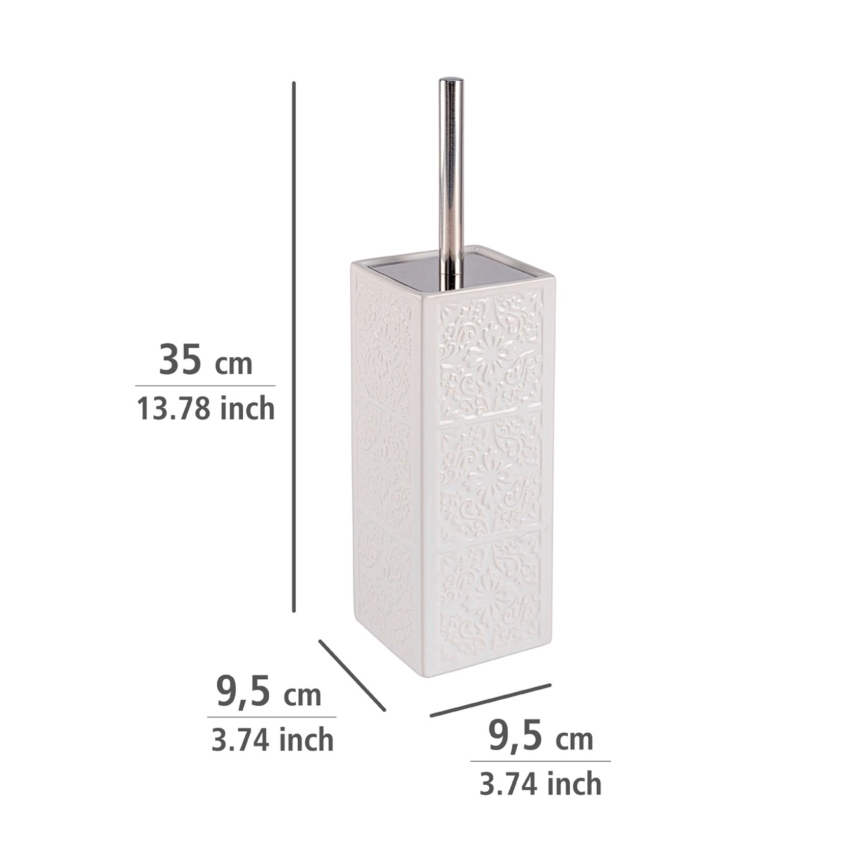 WENKO 22651100 - Szczotka do WC CORDOBA 9,5x35 cm biała