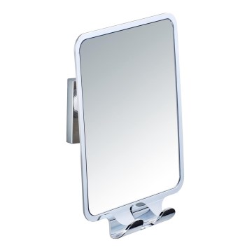 WENKO 22693100 - Lustro kosmetyczne VACUUM-LOC QUADRO ED 14x19,5 cm błyszczący chrom