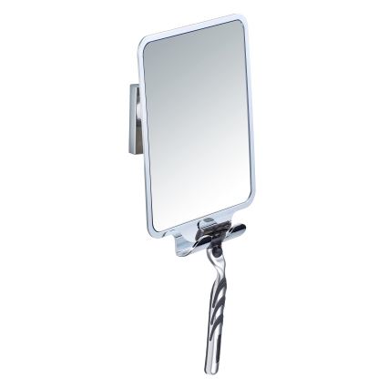 WENKO 22693100 - Lustro kosmetyczne VACUUM-LOC QUADRO ED 14x19,5 cm błyszczący chrom