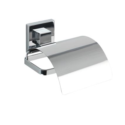 WENKO 22696100-Uchwyt na papier toaletowy VACUUM-LOC QUADRO ED 13x14 cm błyszczący chrom