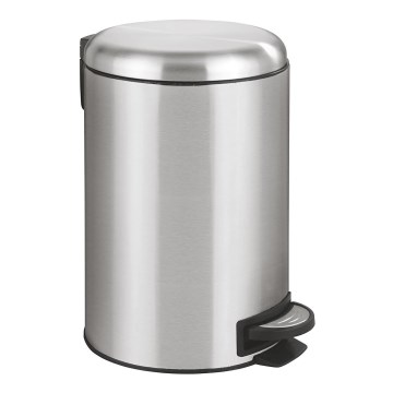 WENKO 22703100 - Kosz LEMAN 25x38 cm stal nierdzewna/satyna/czarny