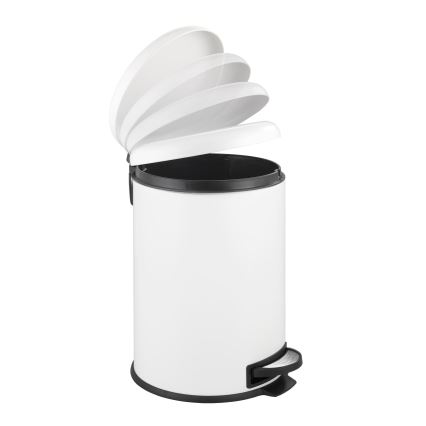 WENKO 22708100 - Kosz LEMAN 30,5x44 cm biały/czarny