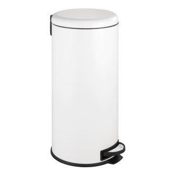 WENKO 22709100 - Kosz LEMAN 30,5x64 cm biały/czarny