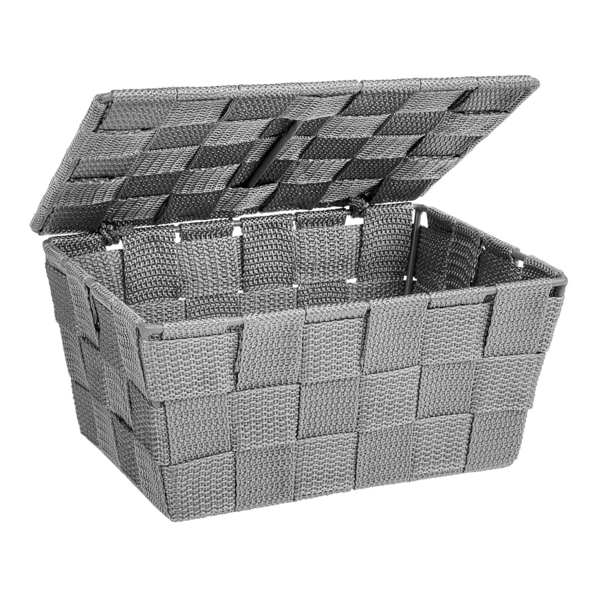 WENKO 22793100 - Kosz ADRIA 19x14 cm szary
