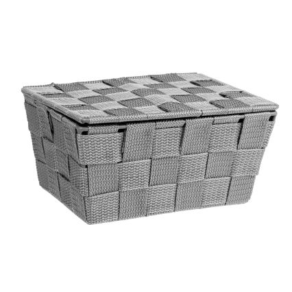 WENKO 22793100 - Kosz ADRIA 19x14 cm szary