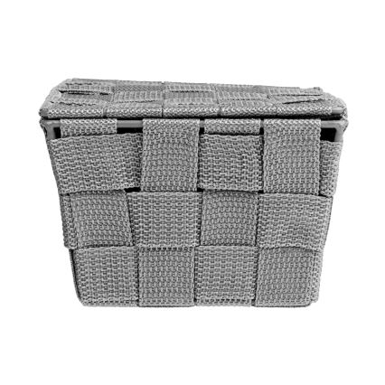WENKO 22793100 - Kosz ADRIA 19x14 cm szary