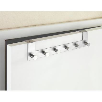 WENKO 22804100-Wieszak CELANO 39x11 cm stal nierdzewna/srebrny