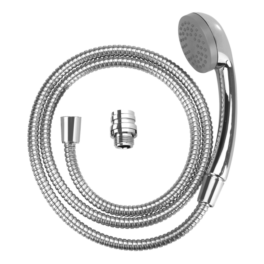 WENKO 22866100 - Prysznic UNIVERSAL 170x6,5 cm błyszczący chrom/srebrny/szary